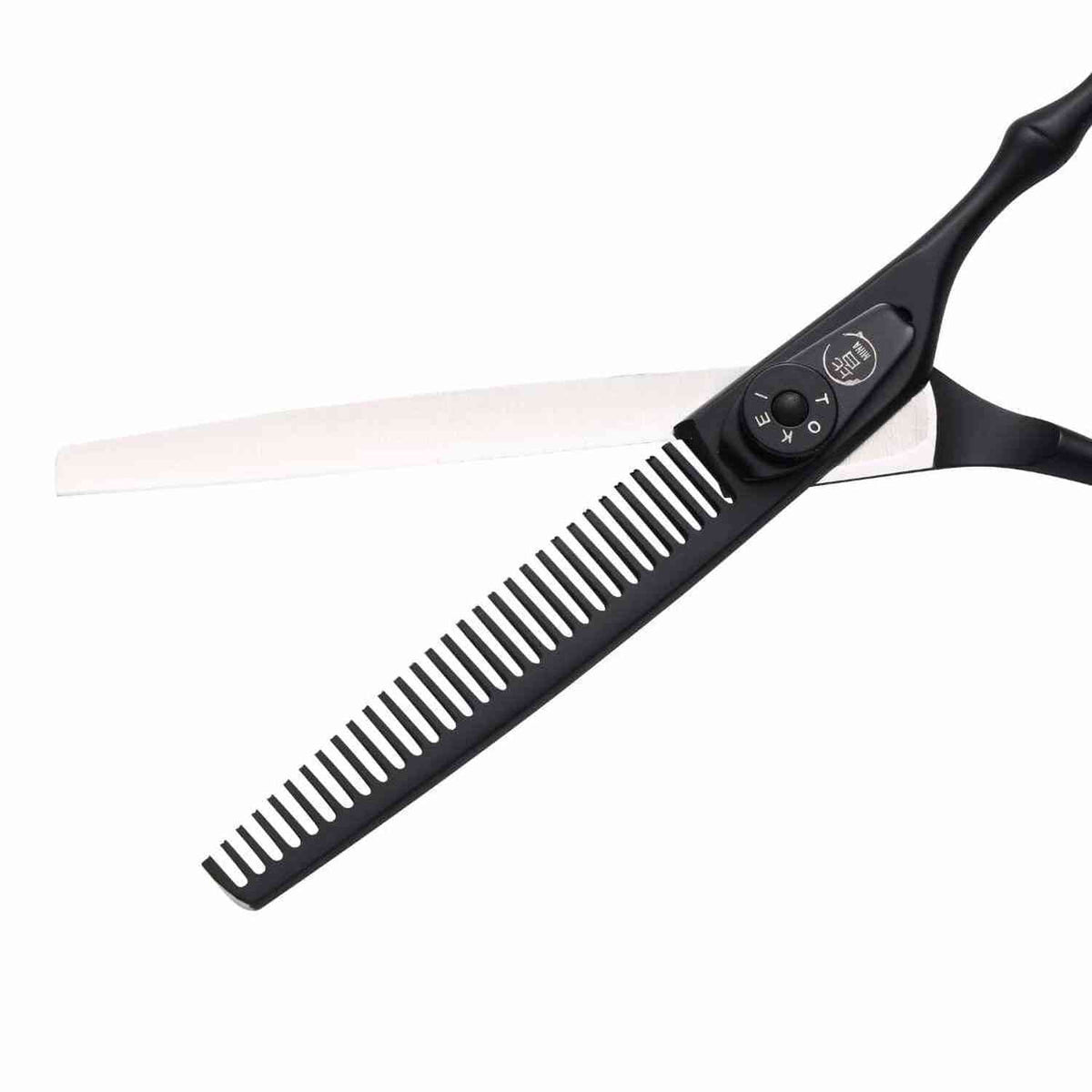 Mina Timeless Hairdressing Matte Black Thinning Shears (SKU: MIN-TML-T60)