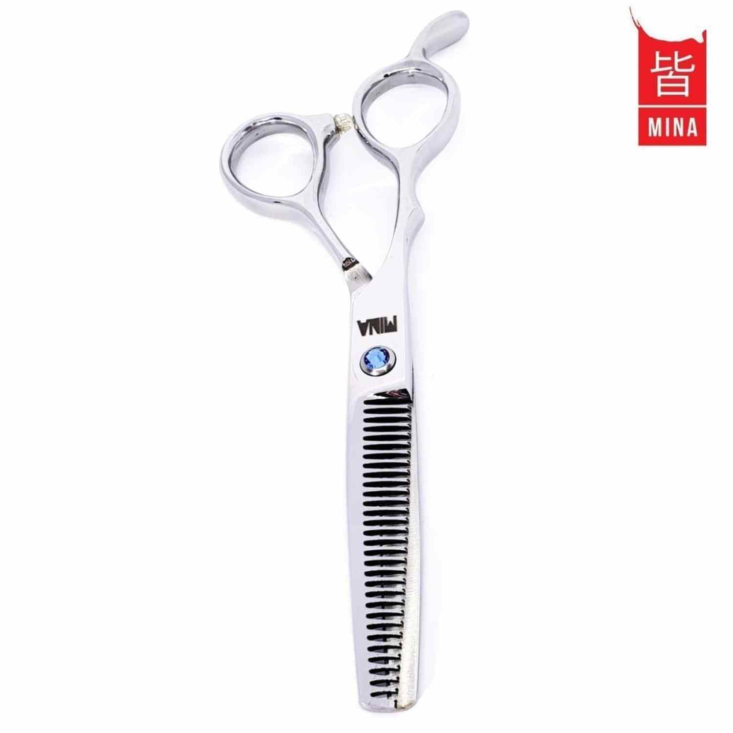 Mina Umi プロフェッショナル ヘアー シザーズ - 6 インチ V 歯 