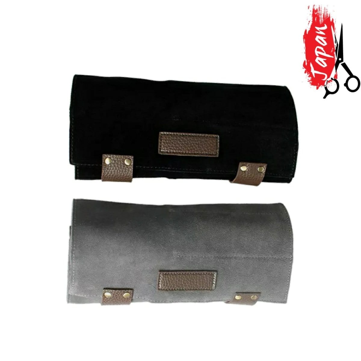 Travel Scissors Roll Bag (Wallet): Protecting 12 Shears - Japan Scissors - Japan Scissors USA