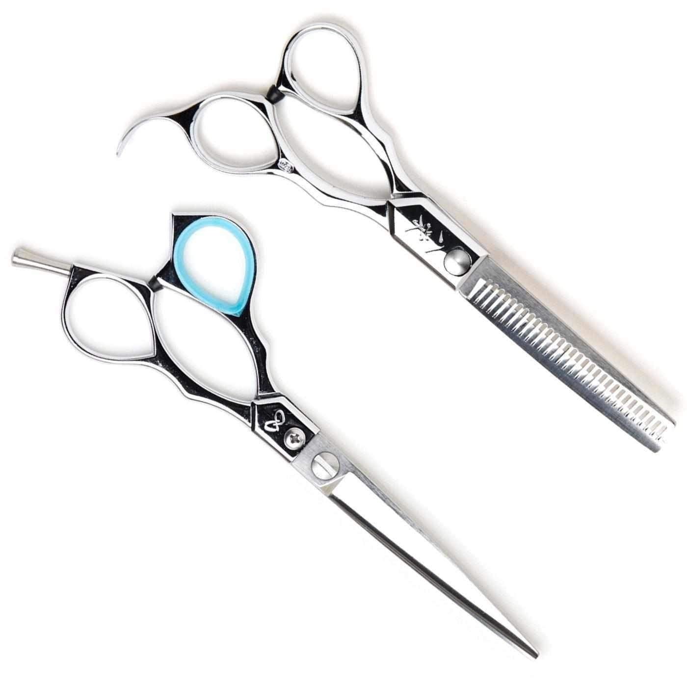 Yasaka Offset Cutting & Thinning Scissors Set - Japan Scissors USA