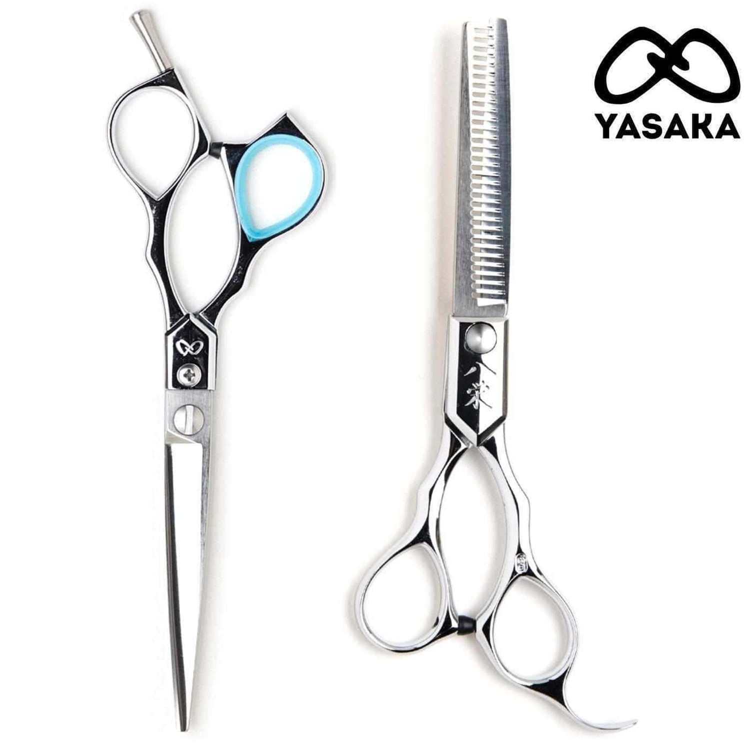 コーホー柳刃5.5インチ Yasaka Japanese Cutting & Thinning Hair Scissor Set - Japan