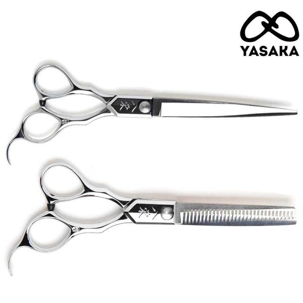 YASAKA ステンレス デザインカッティングシザー7inch Yasaka Professional Barber Shears Set: Japanese Precision | Japan